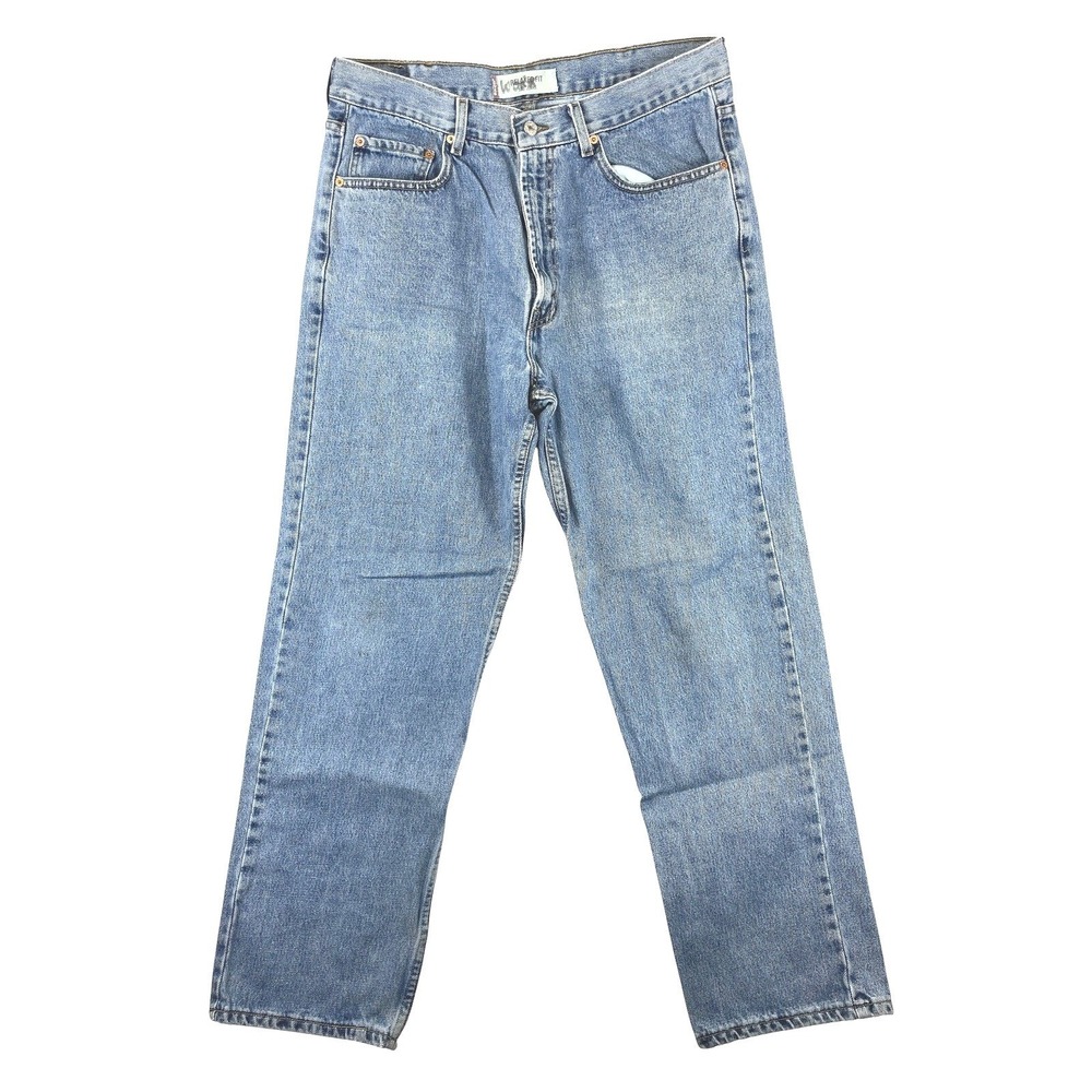 Levis 550 Relaxed Fit Jeans Mens 38x32 Light Wash Denim Tapered Leg Casual